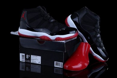 Air Jordan 11 Bred Black/White/Varsity Red