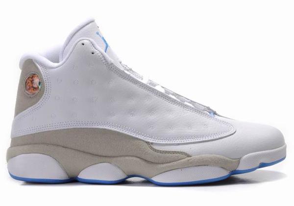 Air Jordan 13 Retro White Neutral Grey University Blue