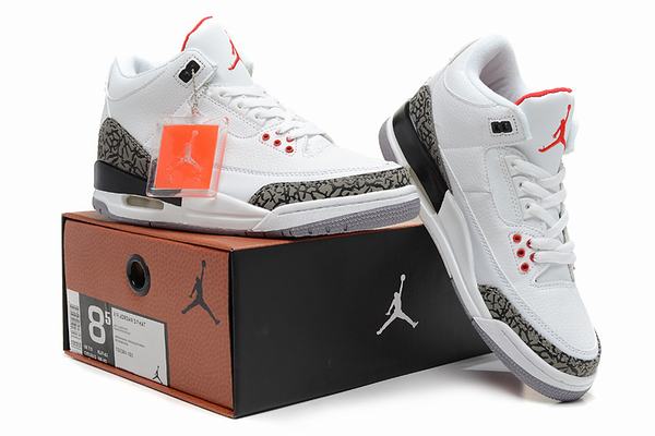 Air Jordan III (3) Retro White Grey Black-79