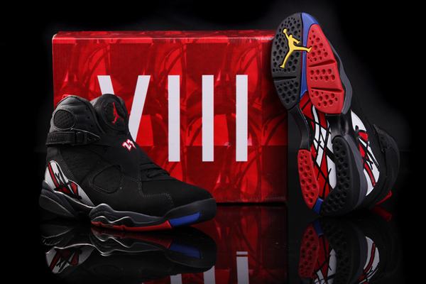 Air Jordan VIII (8) Retro Black White Red-29