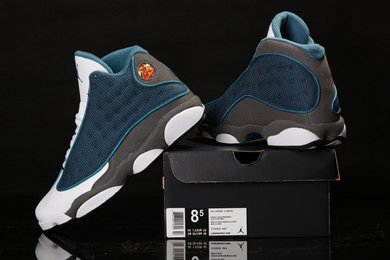 Air Jordan 13 Flint Blue/Grey/White