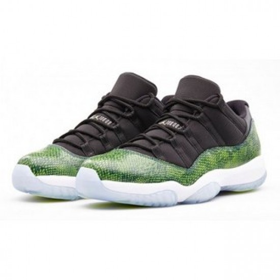 Air Jordan 11 Green Snakeskin