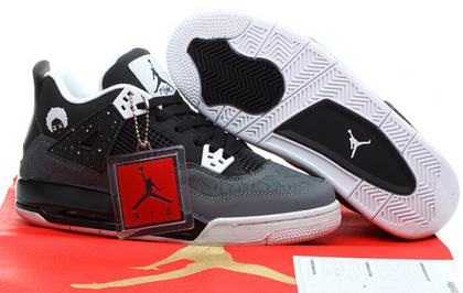 Air Jordan 4 Retro Black/Gray/White