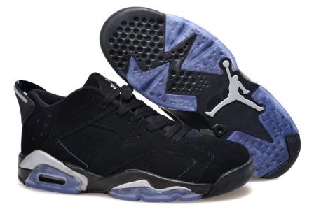 Air Jordan 6 Low Black Metallic Silver