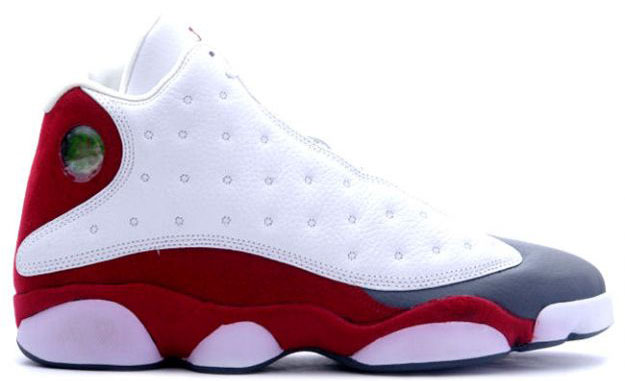 Air Jordan 13 Retro White/Grey/Red