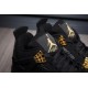 Air Jordan 4 Black/Gold Luminous