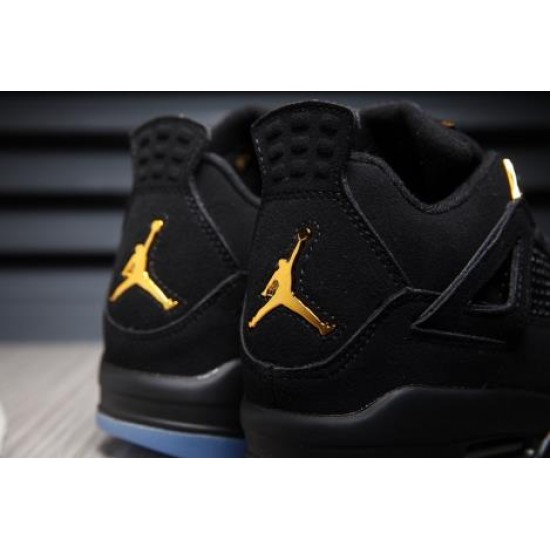 Air Jordan 4 Black/Gold Luminous