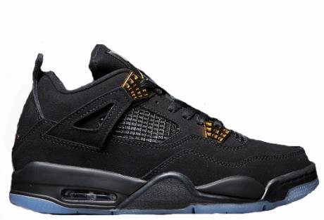 Air Jordan 4 Black/Gold Luminous