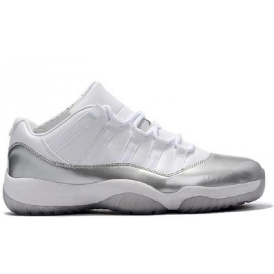 Air Jordan 11 White Silver