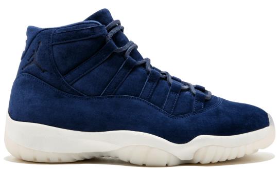 Air Jordan 11 Jeter Navy Suede