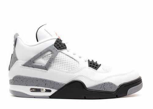 Air Jordan 4 White Cement