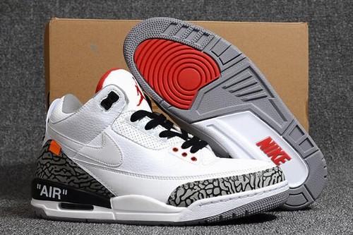 Off White X Air Jordan 3 White Cement