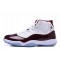 Air Jordan 11 Retro White Wine Red