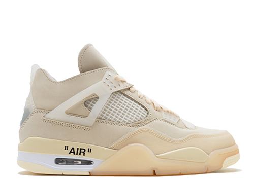 Off-White x Air Jordan 4 WMNS Sail