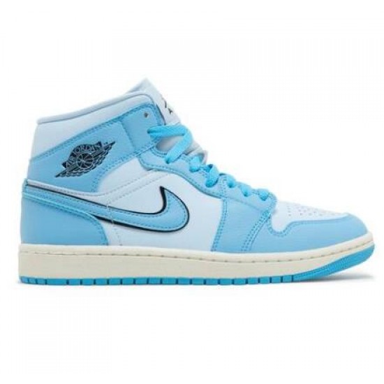 Wmns Air Jordan 1 Mid Ice Blue