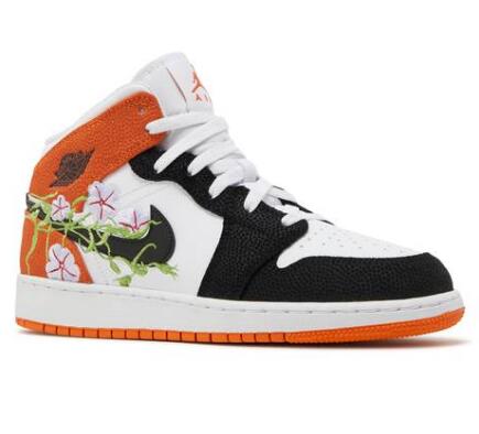 Air Jordan 1 Mid GS Floral