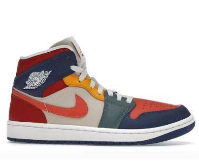 Wmns Air Jordan 1 Mid SE Multi Color