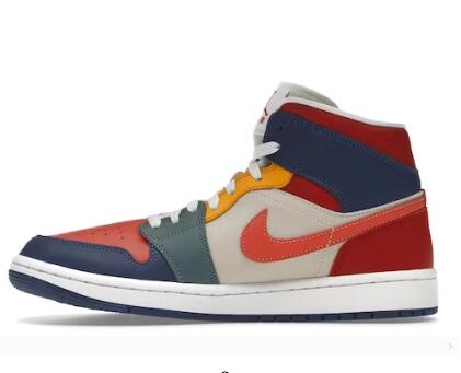 Wmns Air Jordan 1 Mid SE Multi Color