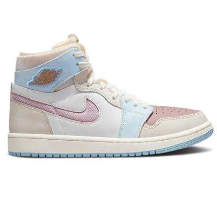 Wmns Air Jordan 1 High Zoom Comfort Pink Oxford Plum Fog