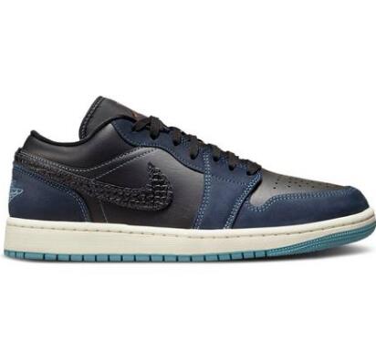 Wmns Air Jordan 1 Low SE Black Dark Obsidian