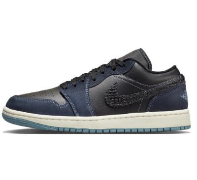 Wmns Air Jordan 1 Low SE Black Dark Obsidian