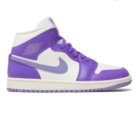 Wmns Air Jordan 1 Mid Action Grape