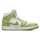 Wmns Air Jordan 1 Mid SE Green Python