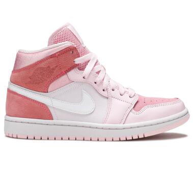 Wmns Air Jordan 1 Mid Digital Pink