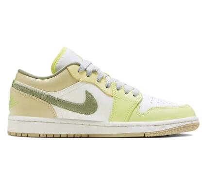 Wmns Air Jordan 1 Low Sail Pale Citron