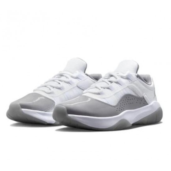 Wmns Air Jordan 11 CMFT Low White Cement Grey