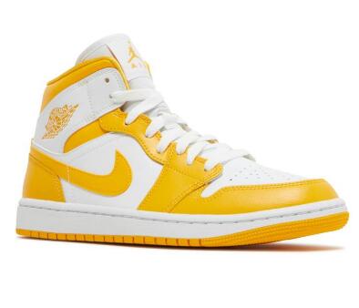 Wmns Air Jordan 1 Mid University Gold