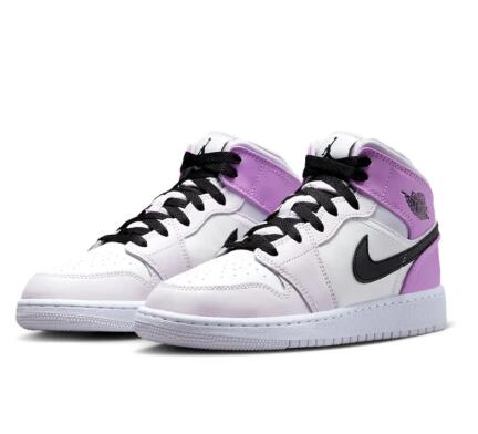 Air Jordan 1 Mid GS Barely Grape