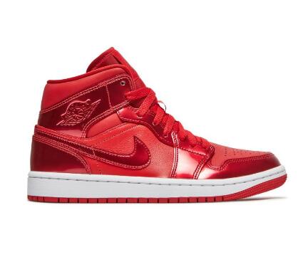 Wmns Air Jordan 1 Mid SE University Red Pomegranate