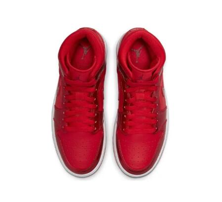 Wmns Air Jordan 1 Mid SE University Red Pomegranate