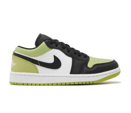 Wmns Air Jordan 1 Low SE Vivid Green Snakeskin