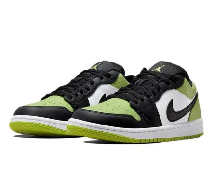 Wmns Air Jordan 1 Low SE Vivid Green Snakeskin