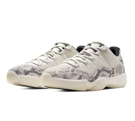 Air Jordan 11 Retro Low Light Bone Snakeskin