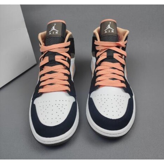 Wmns Air Jordan 1 Mid SE Peach Mocha