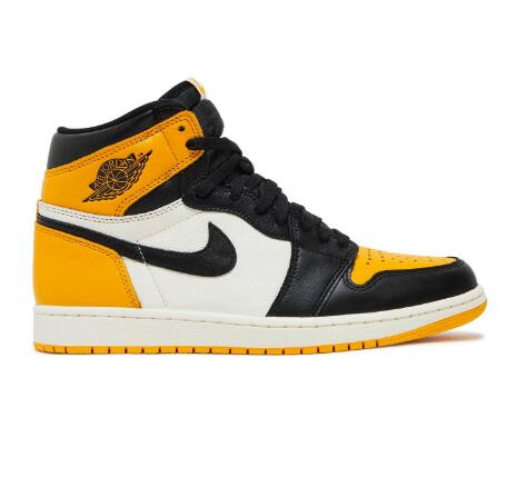  Air Jordan 1 Retro High OG Yellow Toe