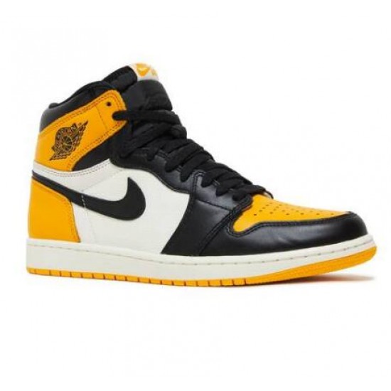  Air Jordan 1 Retro High OG Yellow Toe