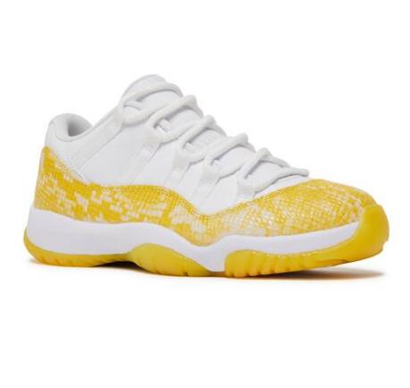 WMNS Air Jordan 11 Low Yellow Snakeskin