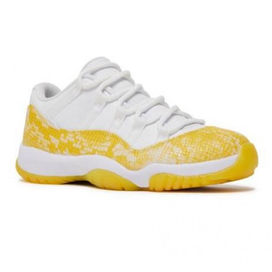 WMNS Air Jordan 11 Low Yellow Snakeskin