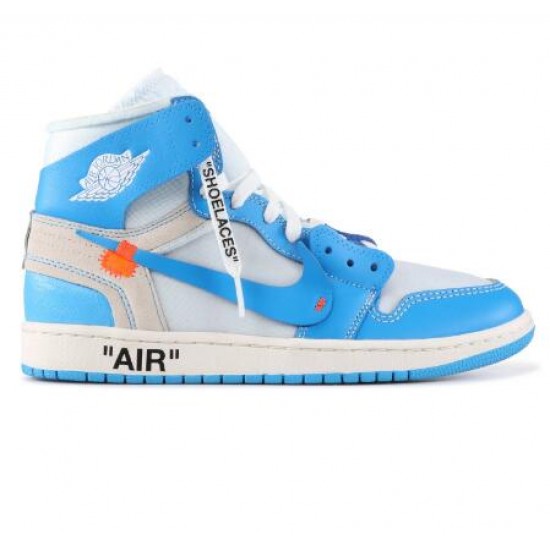  Off-White x Air Jordan 1 Retro High OG UNC